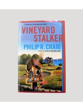 Vineyard Stalker Philip R Craig 1st Edition 2007 HBDJ Martha's Vineyard Mystery
